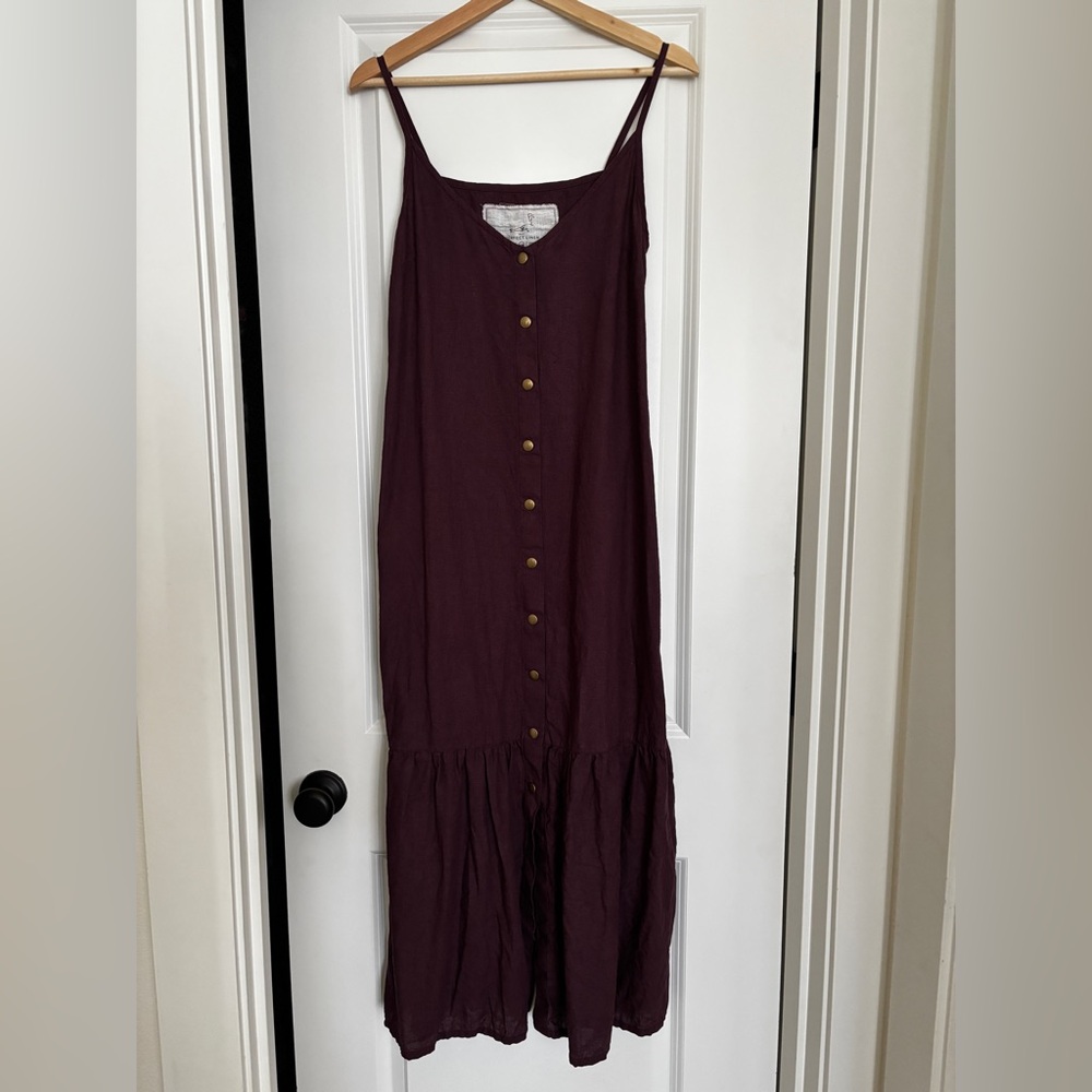 Not Perfect Linen Maxi Dress